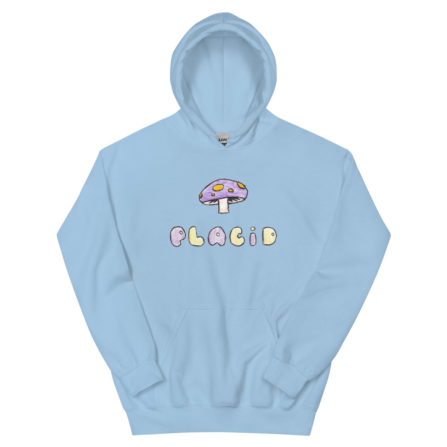 placid hoodie, sacred mushroom edition