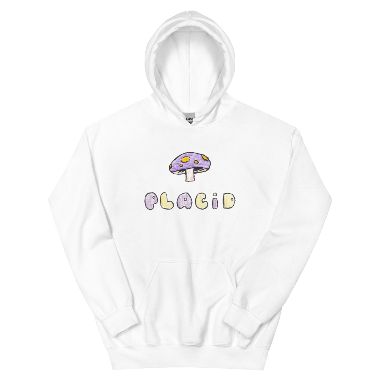placid hoodie, sacred mushroom edition